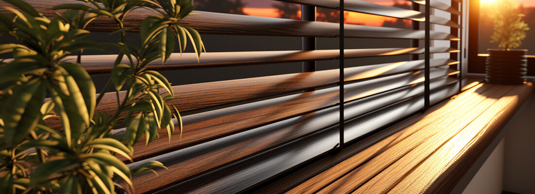 MEGAVIEW: Modern Wooden Blinds with a Unique View Gap