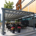 WALL SOLID PERGOLA